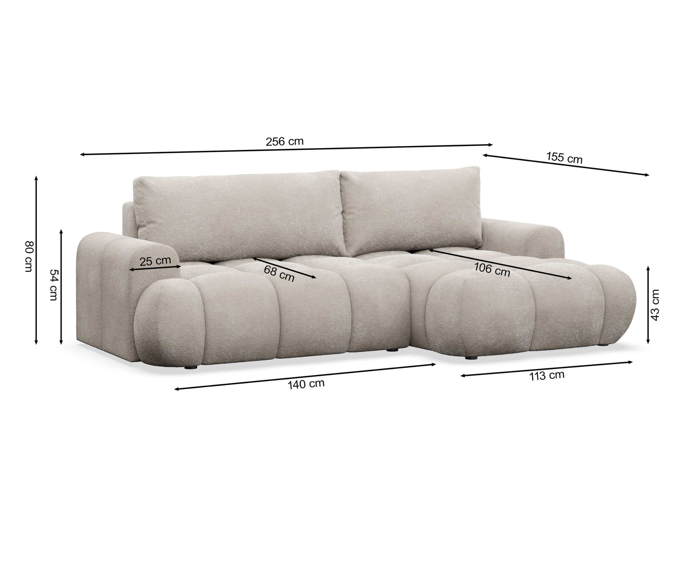 Kampas "Cloud" Beige