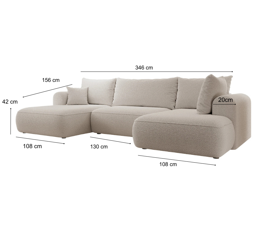 Bubble "U" Smėlinis