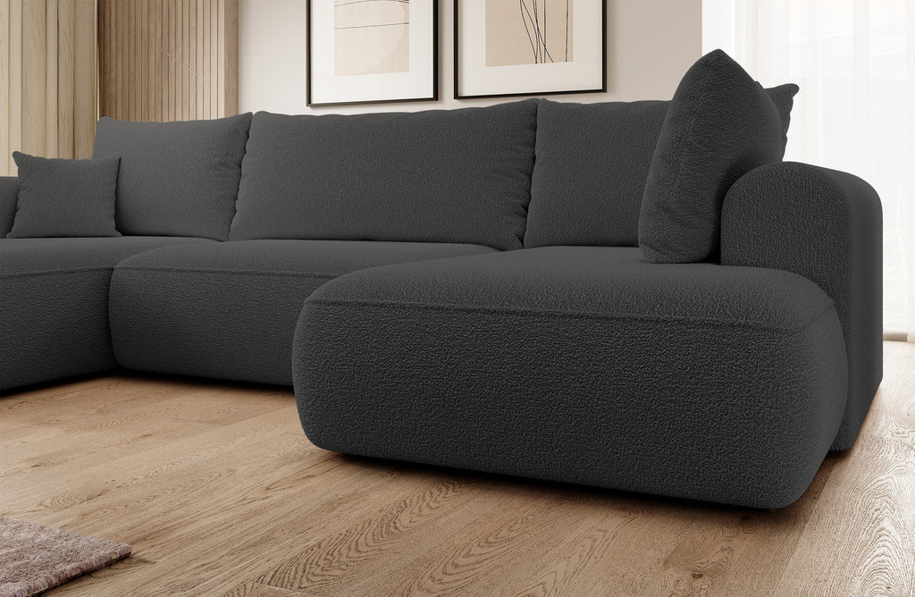 Bubble "U" Tamsiai Pilkas