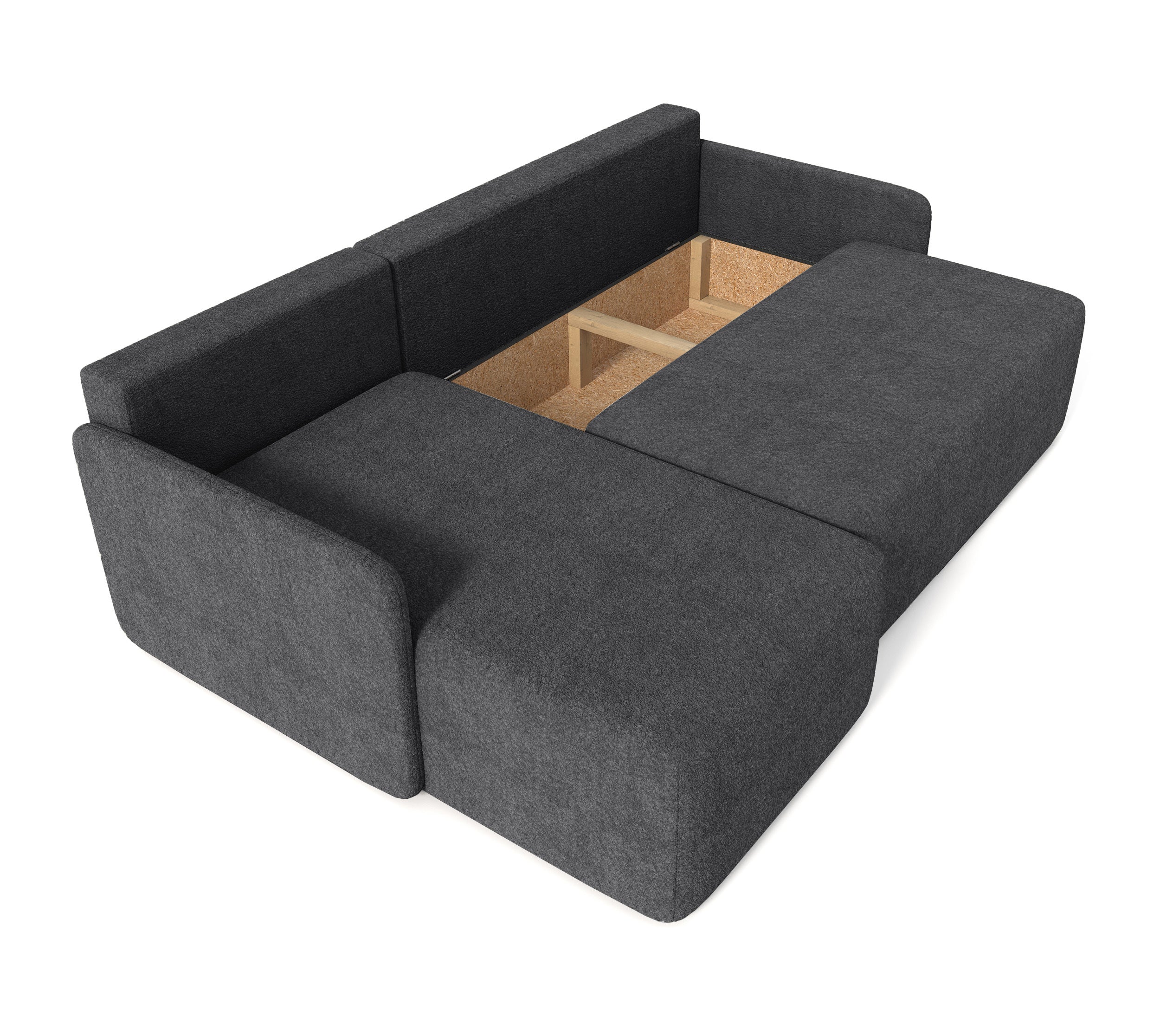 Kampas "Lugano" Tamsiai Pilkas