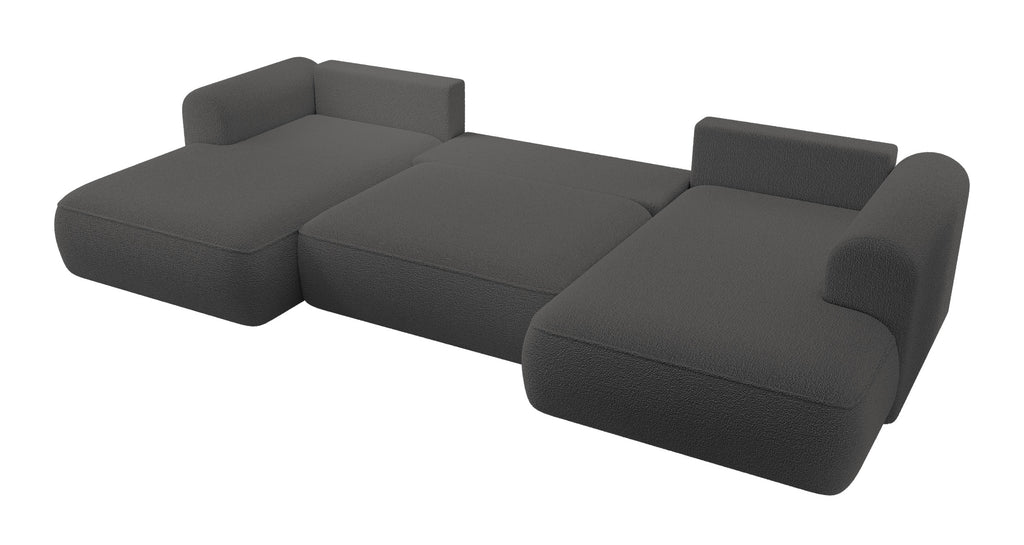 Bubble "U" Tamsiai Pilkas