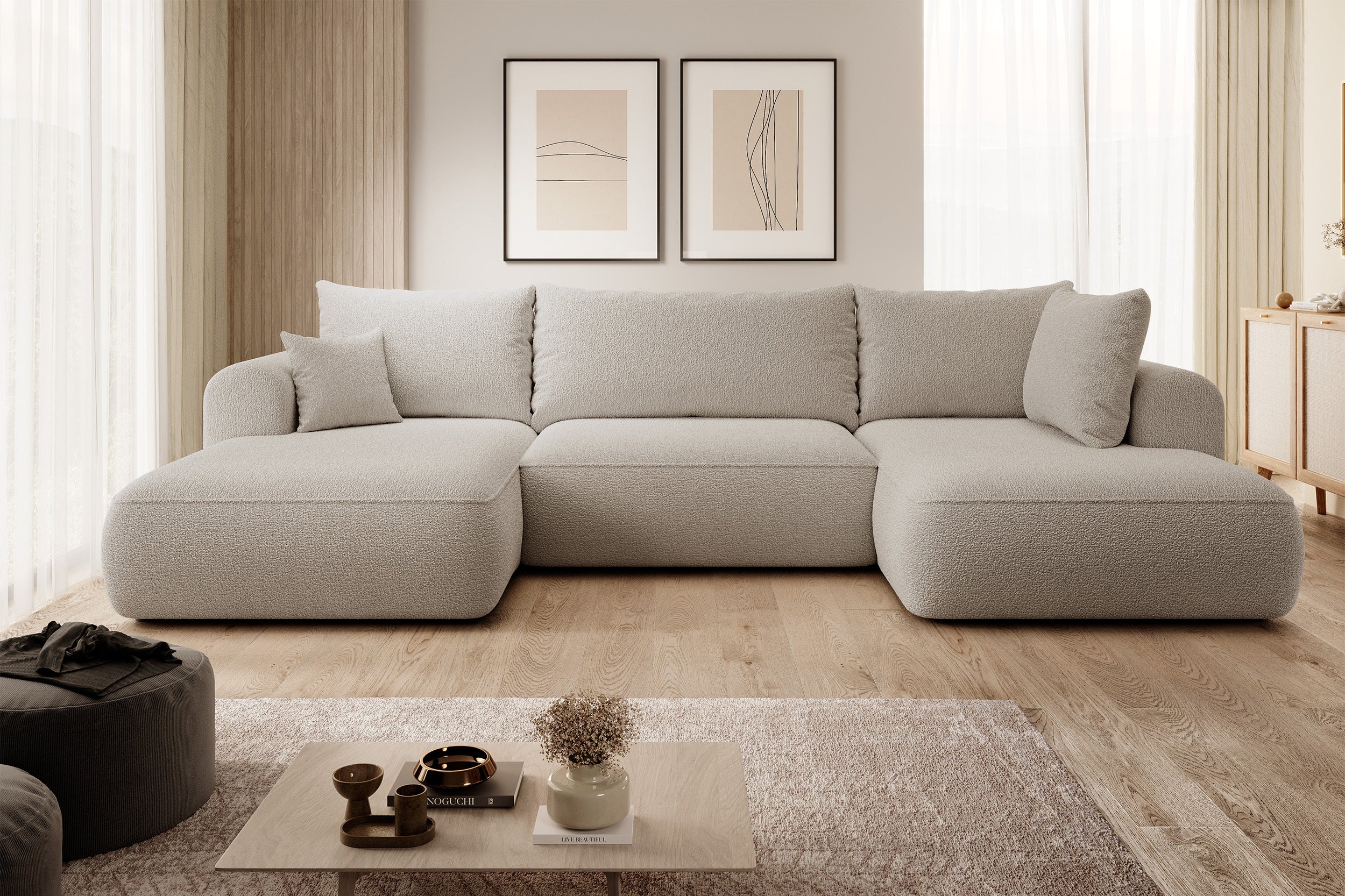 Bubble "U" Šviesiai Pilkas